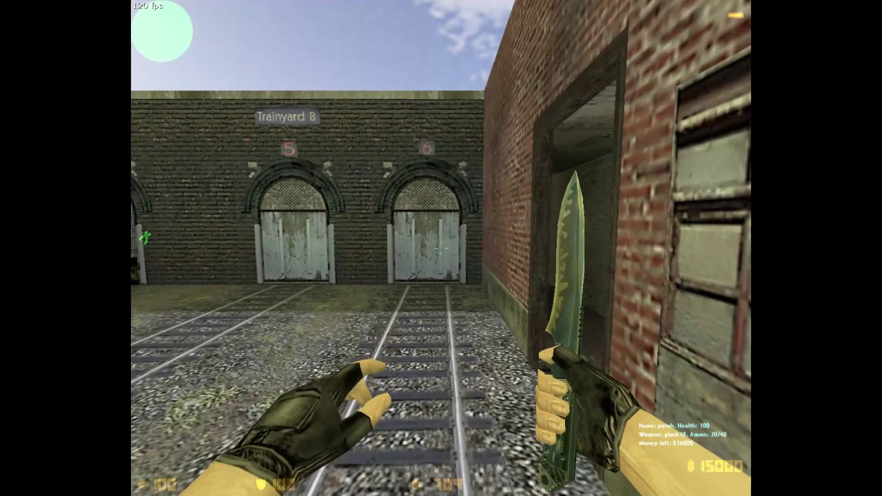 Flashbang #de_train v2 cs 1.6 #porohz0r флешки атака