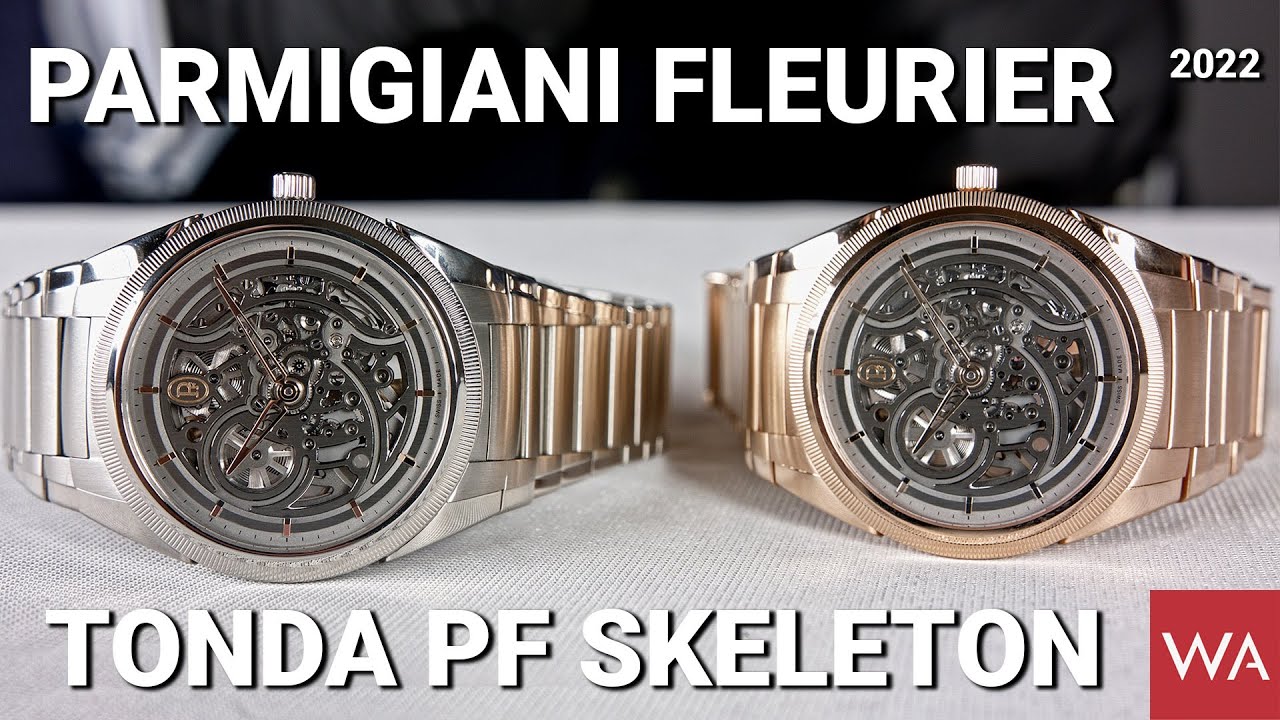 PARMIGIANI Fleurier Tonda PF Skeleton in 18 carat rose gold and steel/platinum.