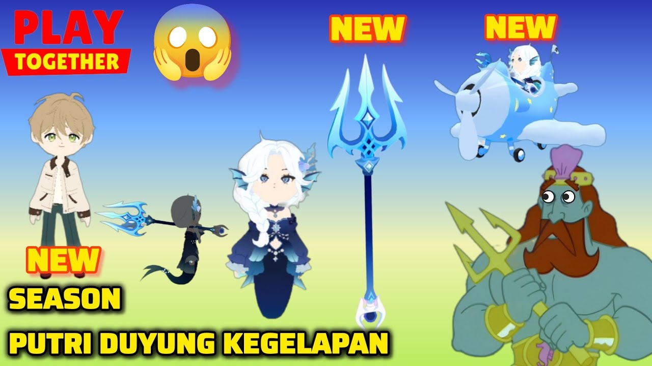 🔱NEW ROD😱SEASON PUTRI DUYUNG KEGELAPAN PLAY TOGETHER GAME 