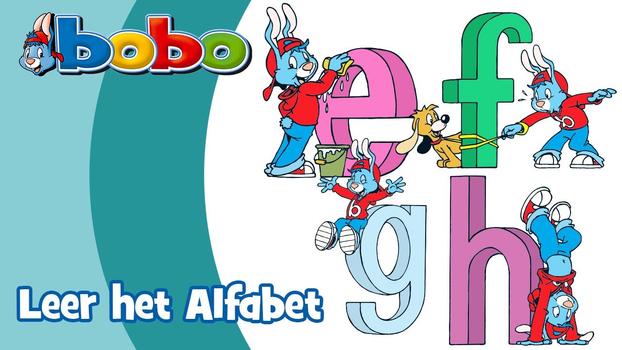 Leer het Alfabet met Bobo! 🔠 - Letters e, f, g en h 🥳 • Letters leren met Bobo