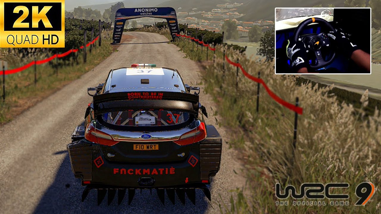 WRC 9 | Ford Fiesta WRC Germany Stage Run | 4K with Logitech G920 on PC 2K