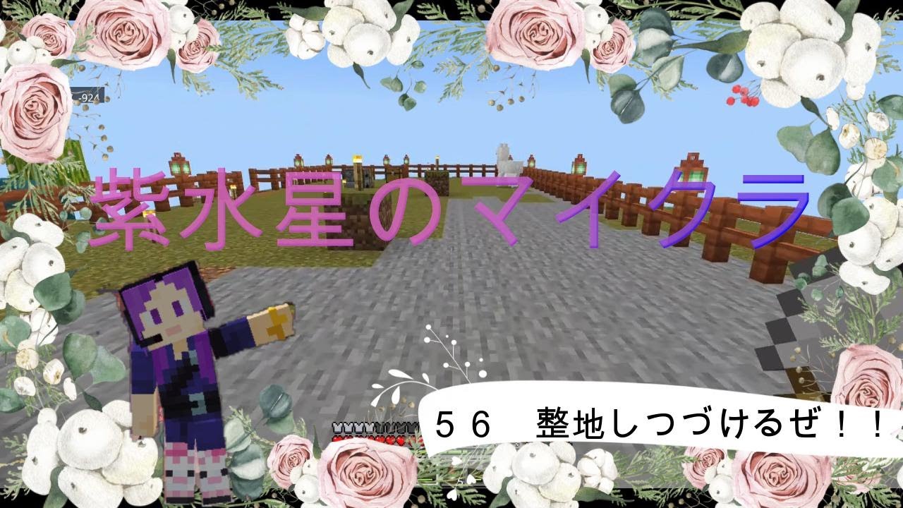 ≪マイクラ≫　紫水星craft　５６　整地し続けるぜ！！