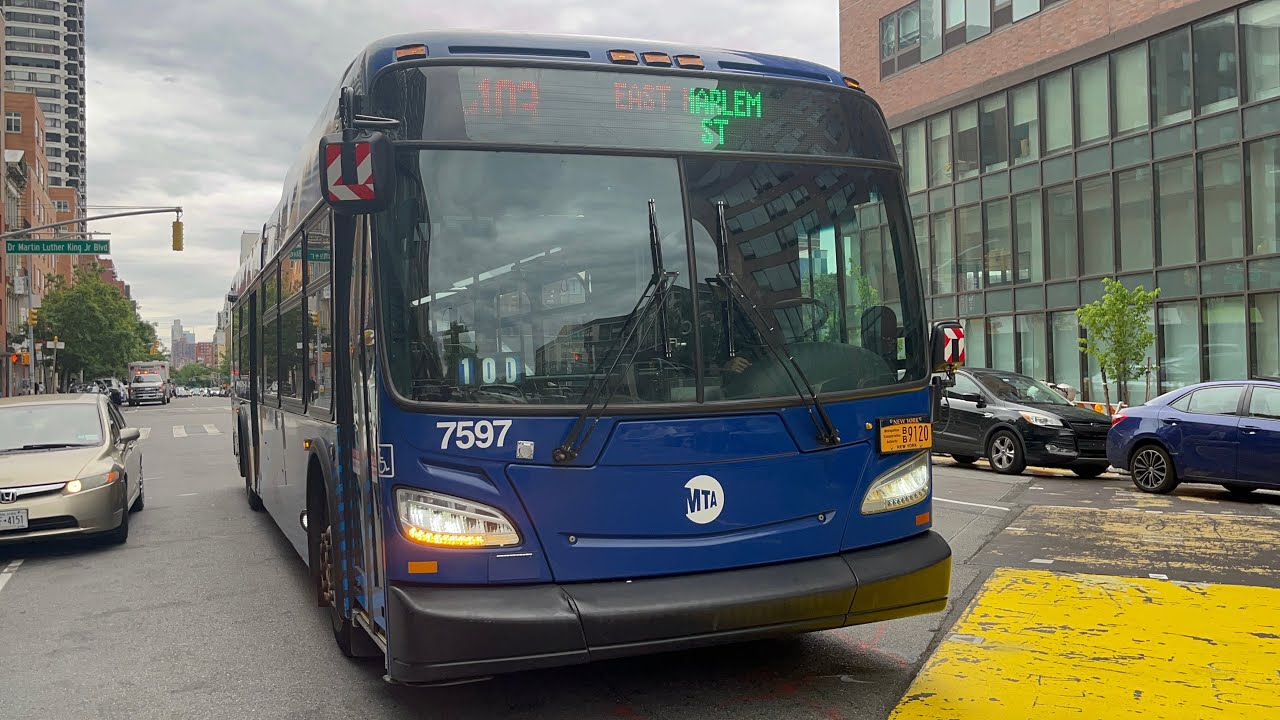 Full Ride 2019 XD40 #7597 on M103 to East Harlem 125 Street via 3 Avenue