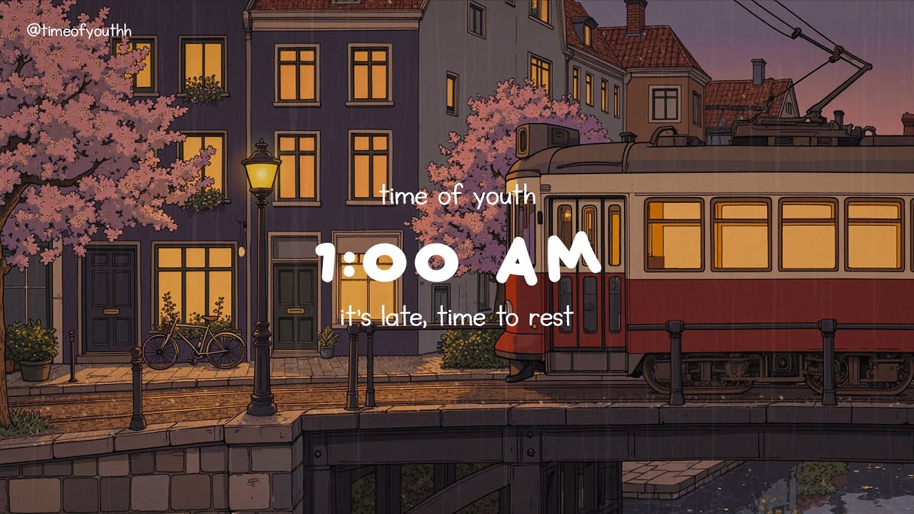1:00 am: it's late, time to rest... | peaceful piano playlist for sleep, relax