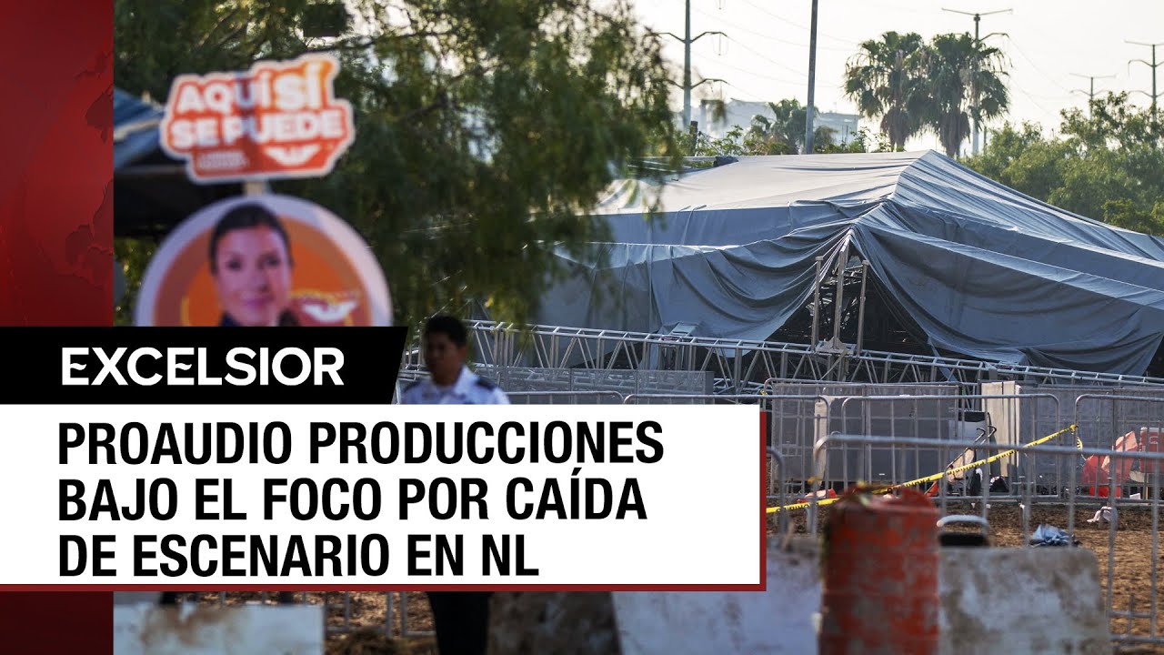 Empresa que mont&oacute; escenario en mitin de MC en Nuevo Le&oacute;n con historial de incidentes