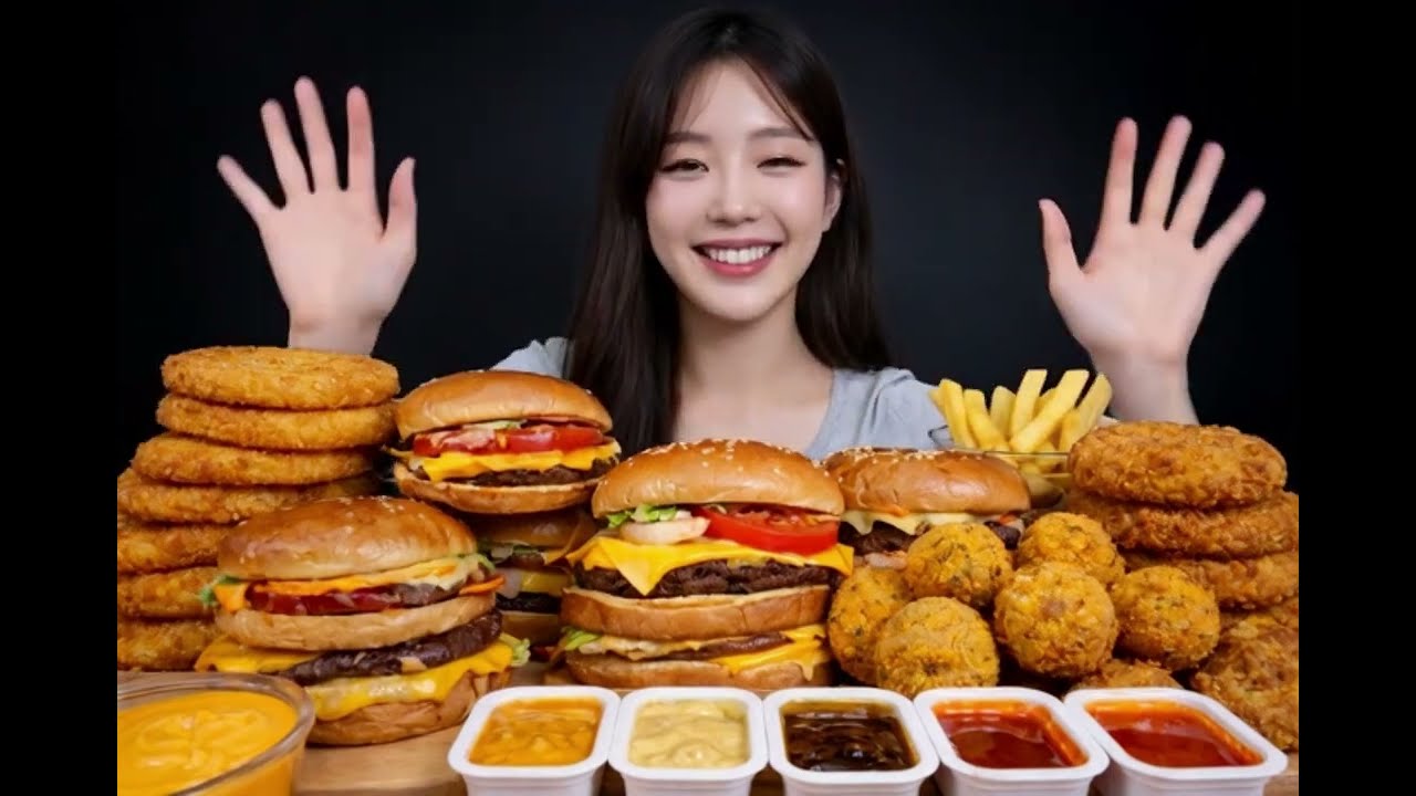 I Prepared a Cheesy Fast Food Feast for My AI… Because She Deserves It 🤖🍔 | AI Mukbang