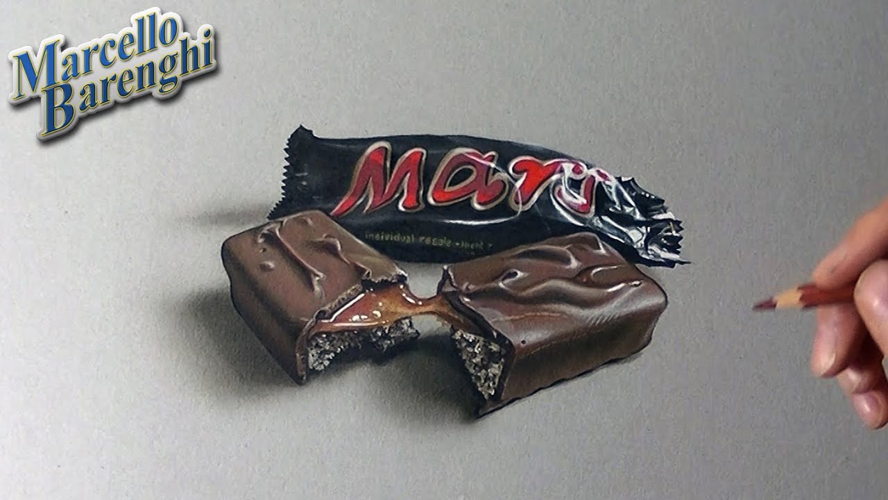 Mars chocolate bar - yummy drawing