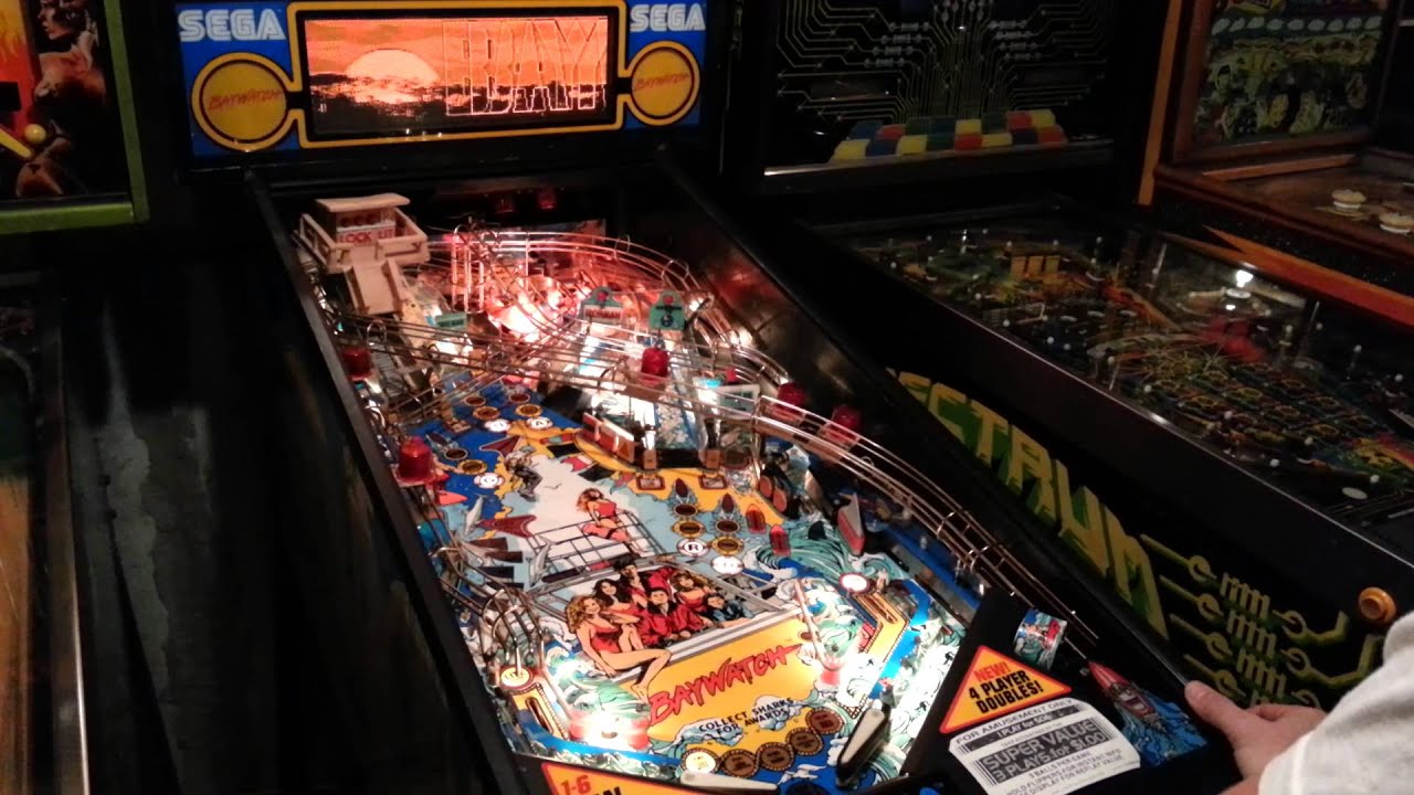Sega Baywatch (1995) pinball *HD*