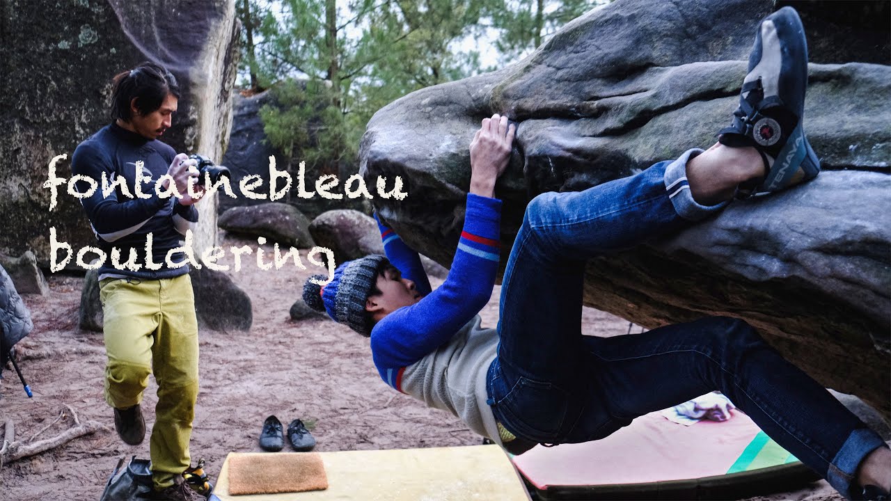 Bouldering at Fontainebleau for the first time