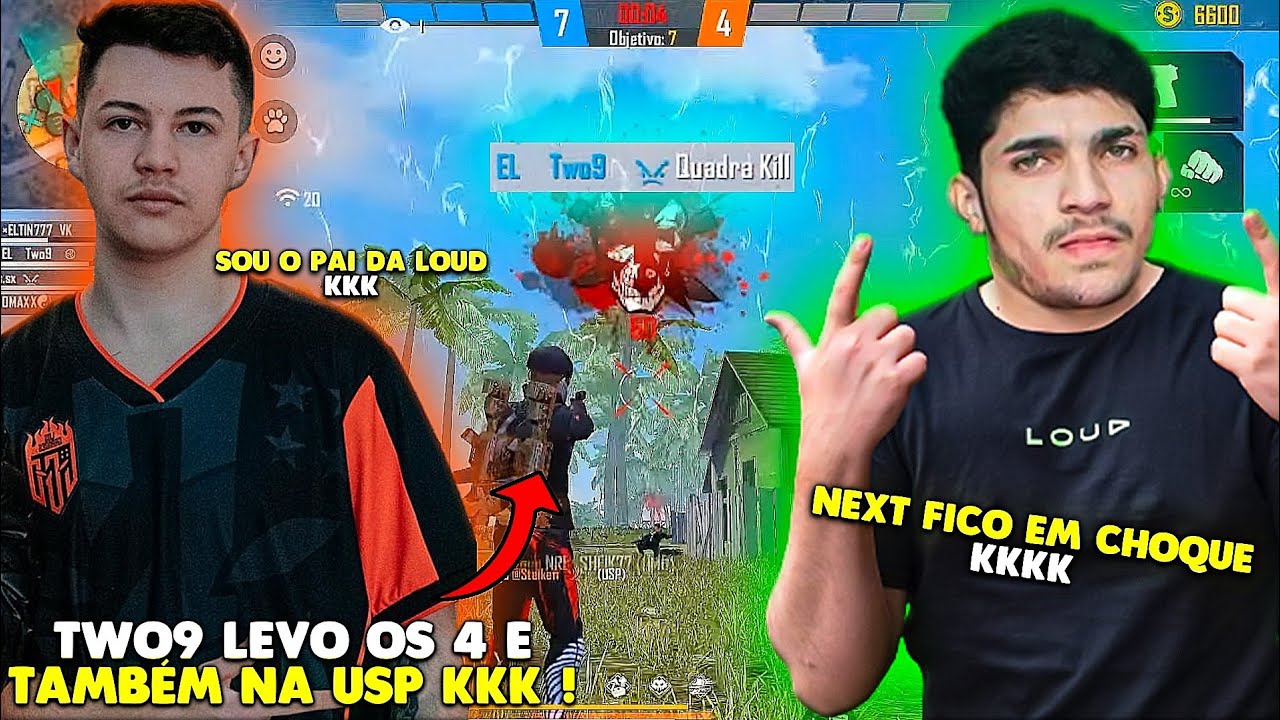 LOUD NEXT FICOU EM CHOQUE COM A JOGABILIDADE DO TWO9 QUE LEVOU OS 4 E NA USP - APOSTADO