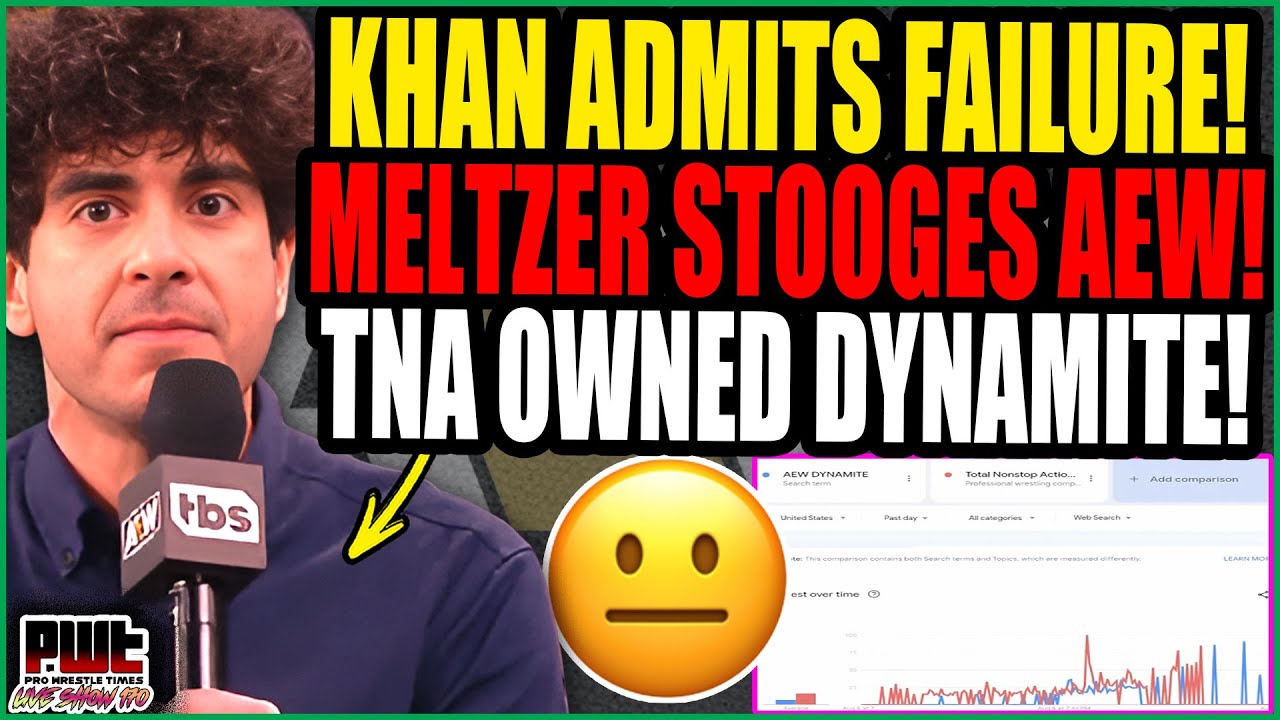 Tony Khan ADMITS REGRET! Dave Meltzer STOOGES AEW Storylines! TNA DESTROYS Dynamite Google Trends!