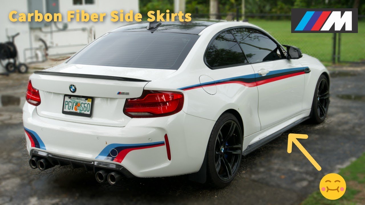BMW M2 CARBON FIBER SIDE SKIRTS INSTALL