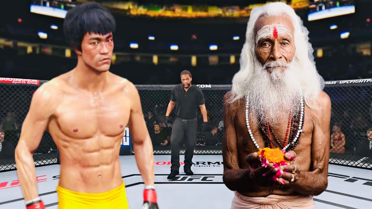PS5 | Bruce Lee vs. Indian Guru Man (EA Sports UFC 4)🥊