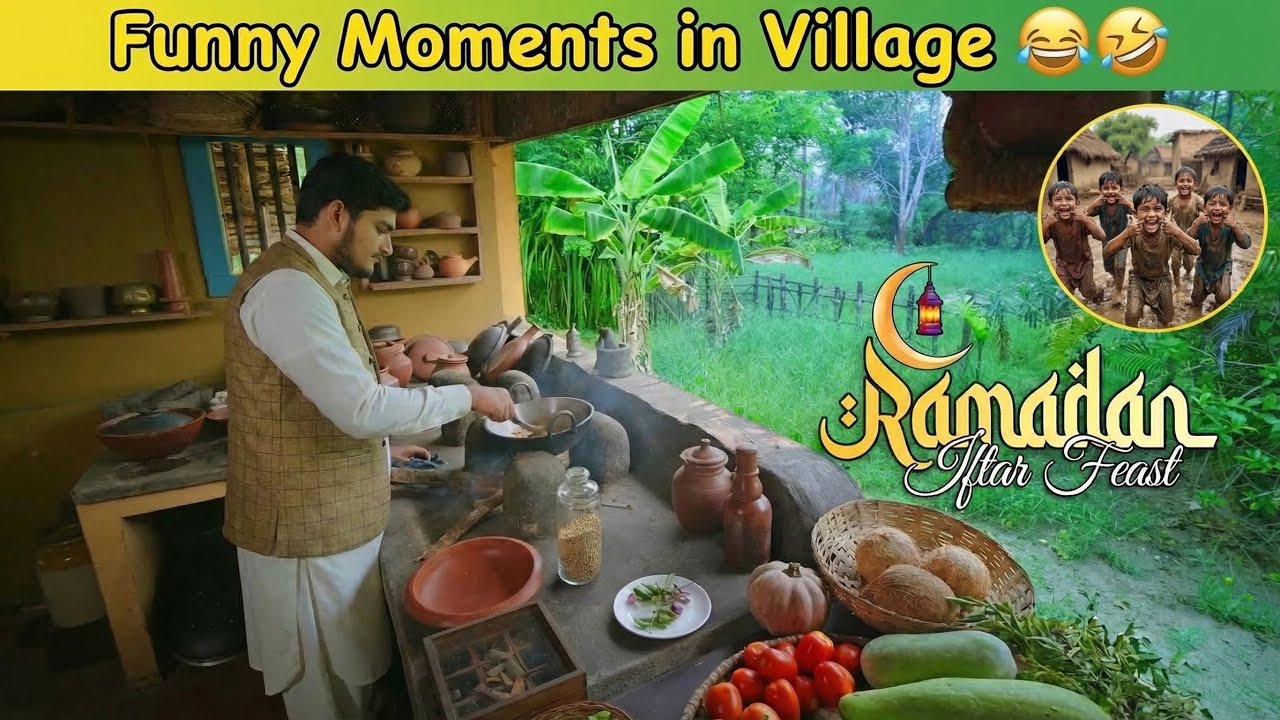 Funny moments in village life enjoy | Ramadan Aftari and Viral 