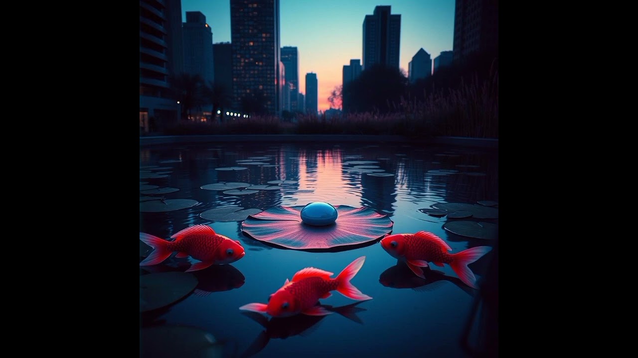 На городском пруду