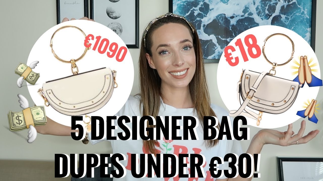 5 DESIGNER DUPE BAGS UNDER €30! 👜  GUCCI, PRADA, CHLOE, CHANEL & MORE | CIARA O DOHERTY