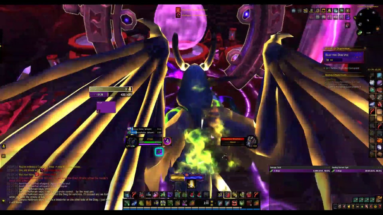 4 Mask Full Clear Horrific Vision of Orgrimmar - Havoc DH