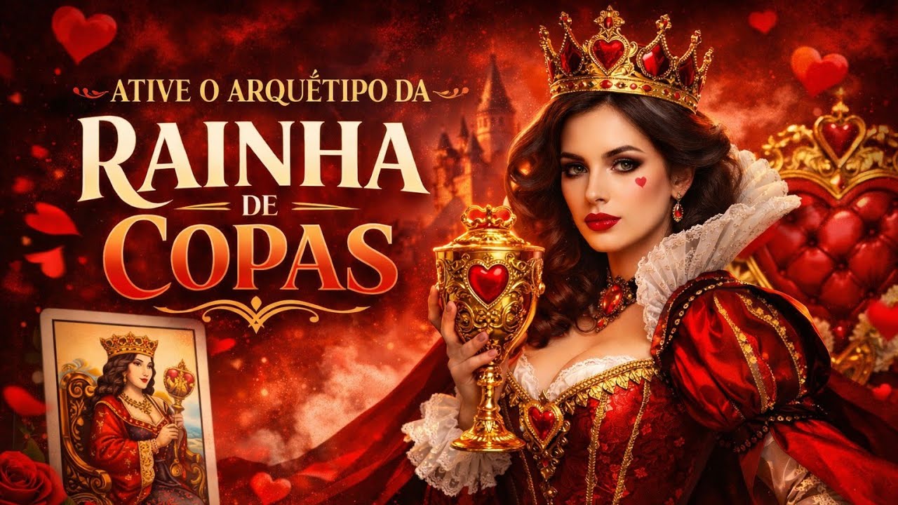 👑Ativação da Rainha de Copas🌊  Reine com Amor e Intuição