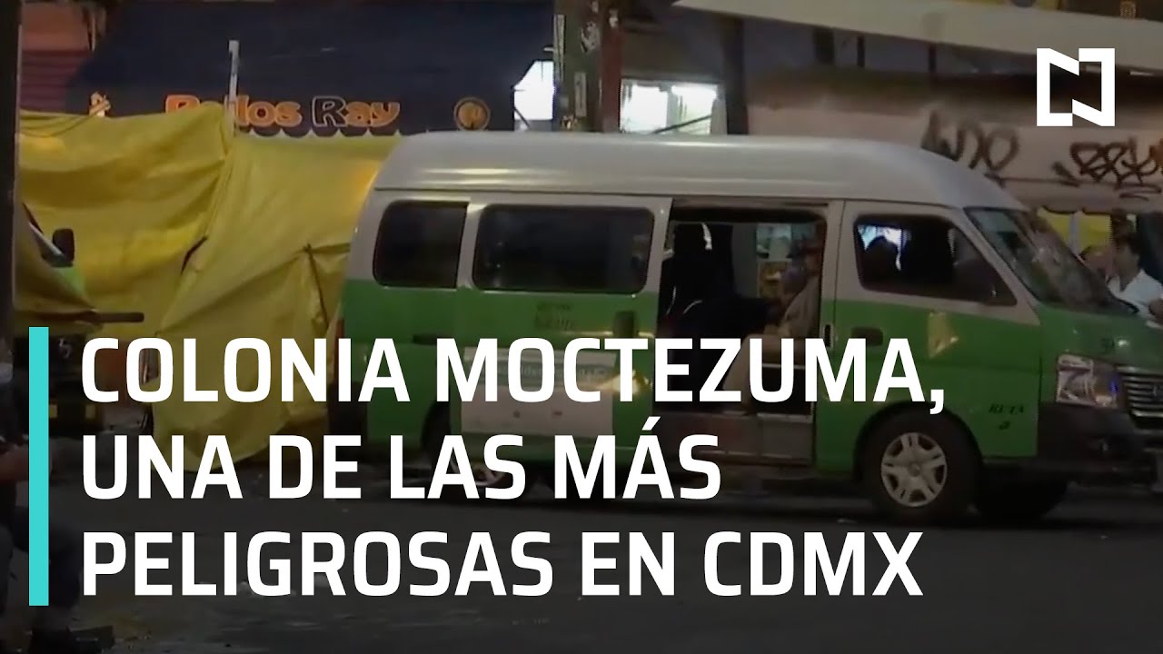 Inseguridad en al colonia Moctezuma, CDMX - Las Noticias
