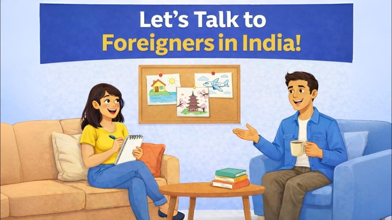 How to Talk to Foreigners in India  | Simple English Conversation Tips | English Buddy Podcast