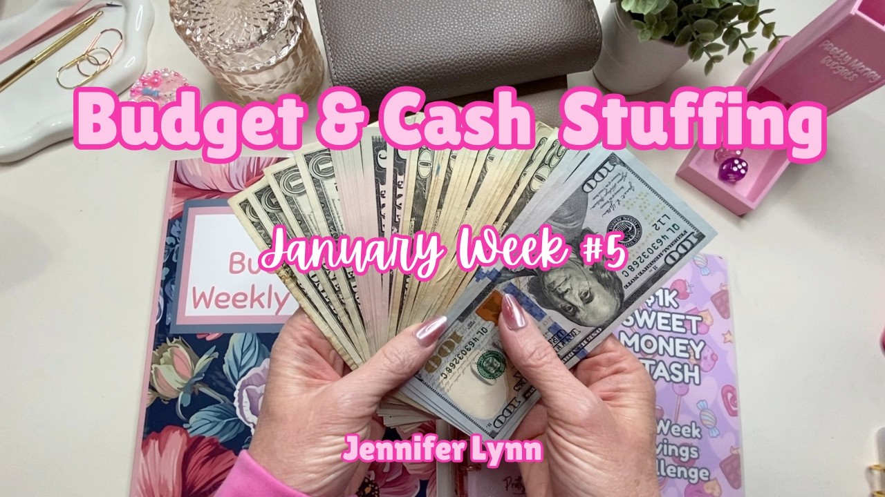 January Week 5 Cash Stuffing 💸 | Budget With Me, Cash Envelopes, Sinking Funds & Savings Challenges
