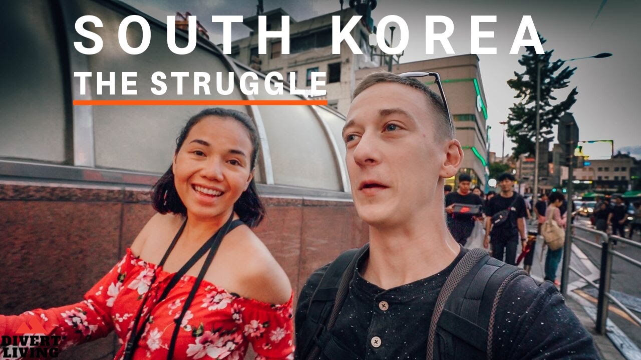 Korea First Day Travel Struggle - Seoul Travel Video 🇰🇷🤦🏻&zwj;♀️🤦🏼&zwj;♂️
