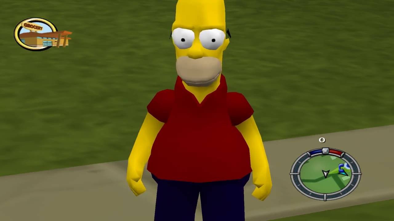 The Simpsons Hit & Run - Night-Mod v0.2c Gameplay