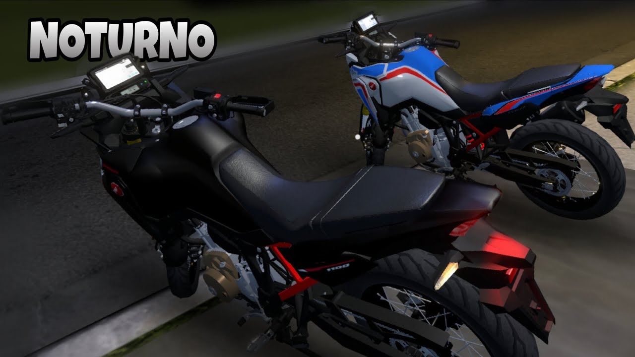 ROLÊ NOTURNO COM DUAS ÁFRICA TWIN 🥷🏼 NO 157 ONLINE 🚀