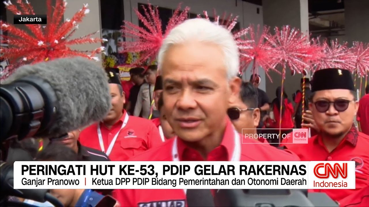 Peringati HUT Ke-53, PDIP Gelar Rakernas