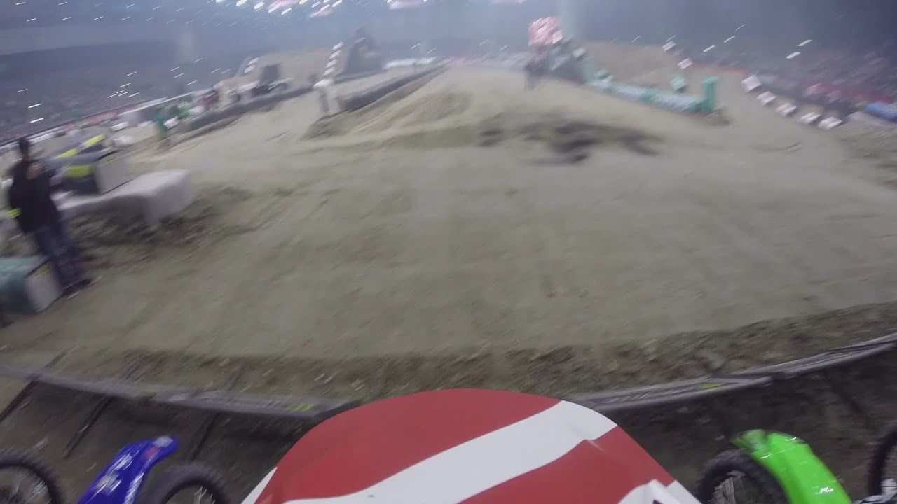 2016 Geneva SX | GoPro Onboard Brian Hsu Heat Race | TransWorld Motocross