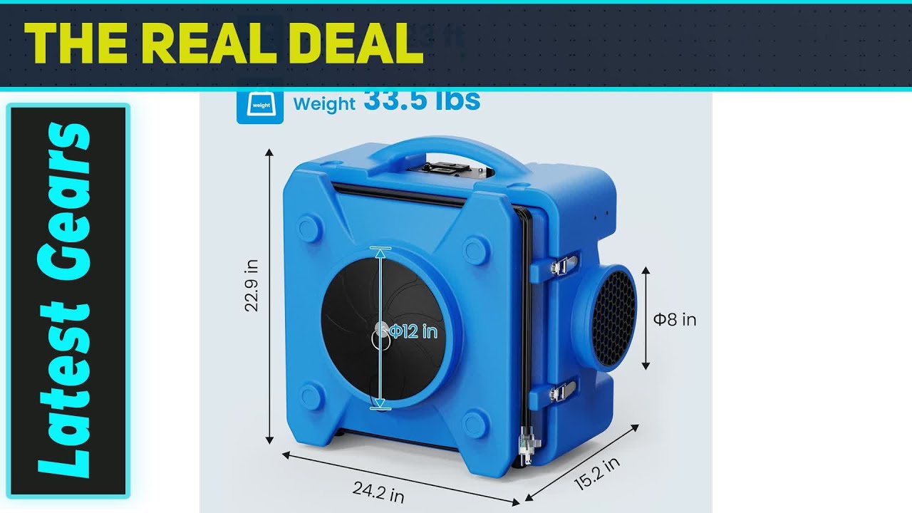 Воздухоочиститель CADPXS Shield-550: лучший HEPA-фильтр для очистки воздуха при восстановлении по...