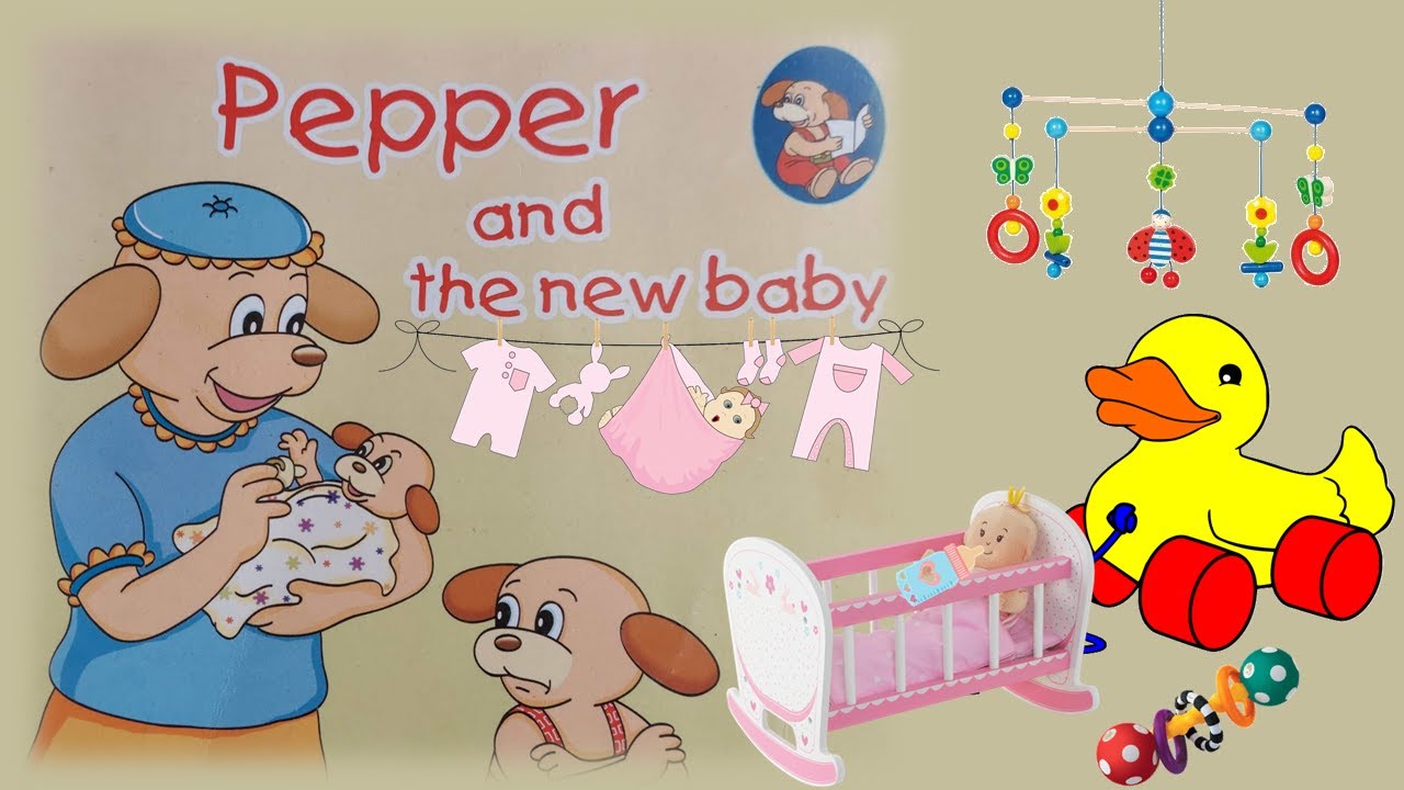 Pepper and the new Baby Moral Stories in English For Children | Storytelling in English |