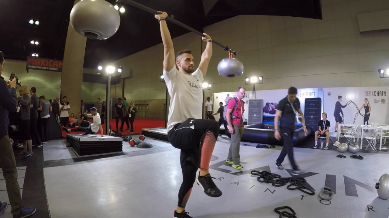 Reaxing at IHRSA 2017