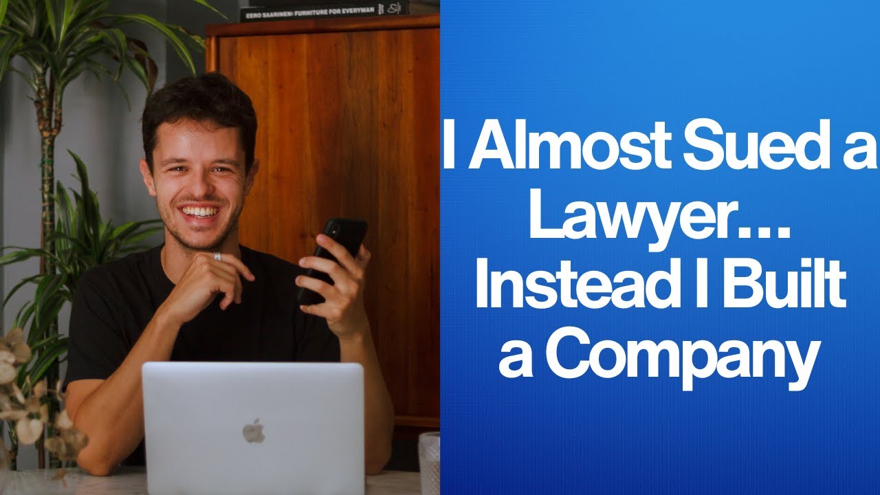 I Almost Sued a Lawyer… Instead I Built a Company