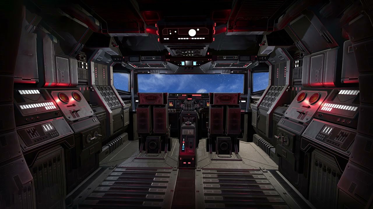 Inside the cockpit of an AT-AT Walker Ambience | Sleep, Relax, Study NO MUSIC