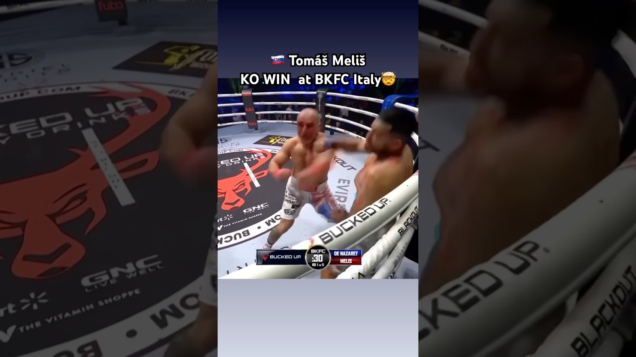 BKFC ITALY 🤯BRUTAL KNOCKOUT BY TOMAS MELIS