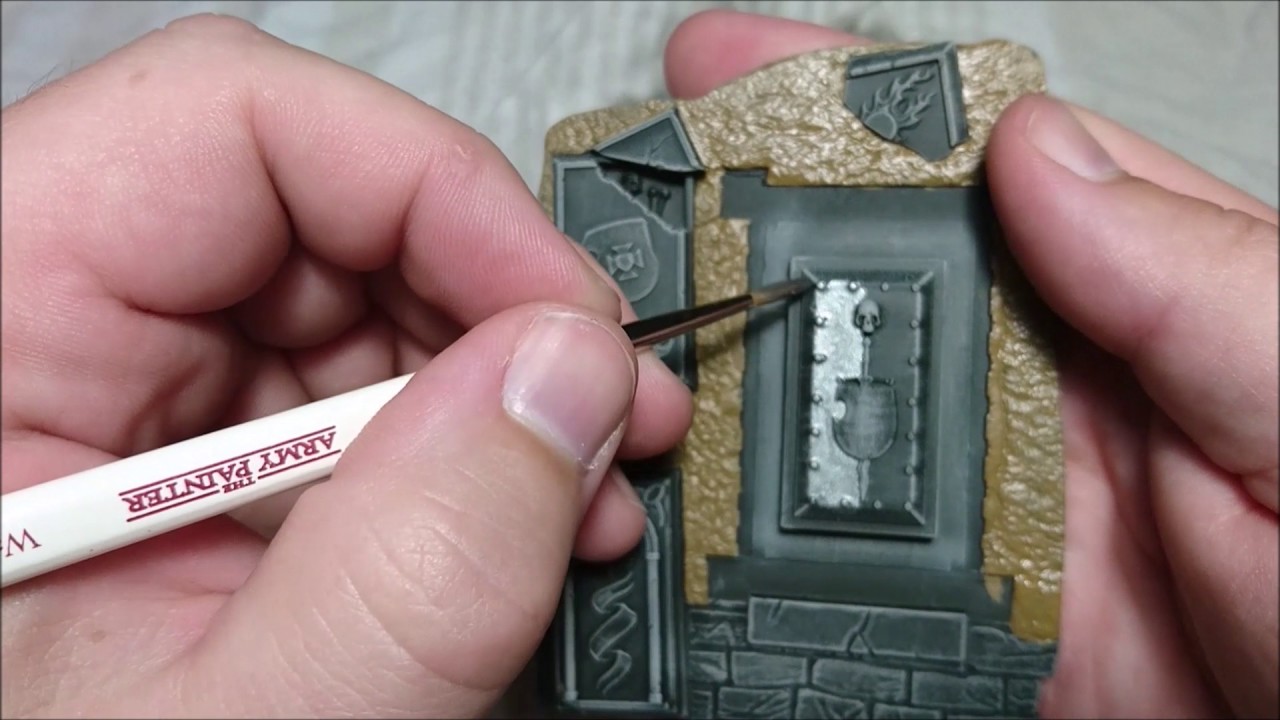How to paint a Warcry Corpsewrack Mausoleum/ Sigmarite Mausoleum/ Garden of Morr : Bases