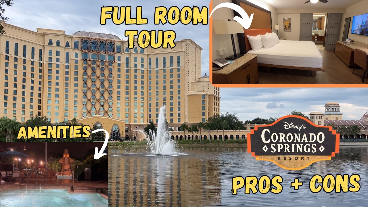 Our Stay at Disney's Coronado Springs Resort 2024, Room Tour, Food & Things to Know Before Your Stay