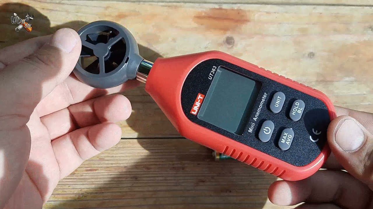 เครื่องวัดความเร็วลม เครื่องวัดอุณหภูมิ UNI-T UT363