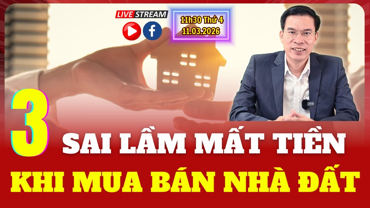3 Sai lầm khiến nhà đầu tư BĐS mất tiền trong 2026