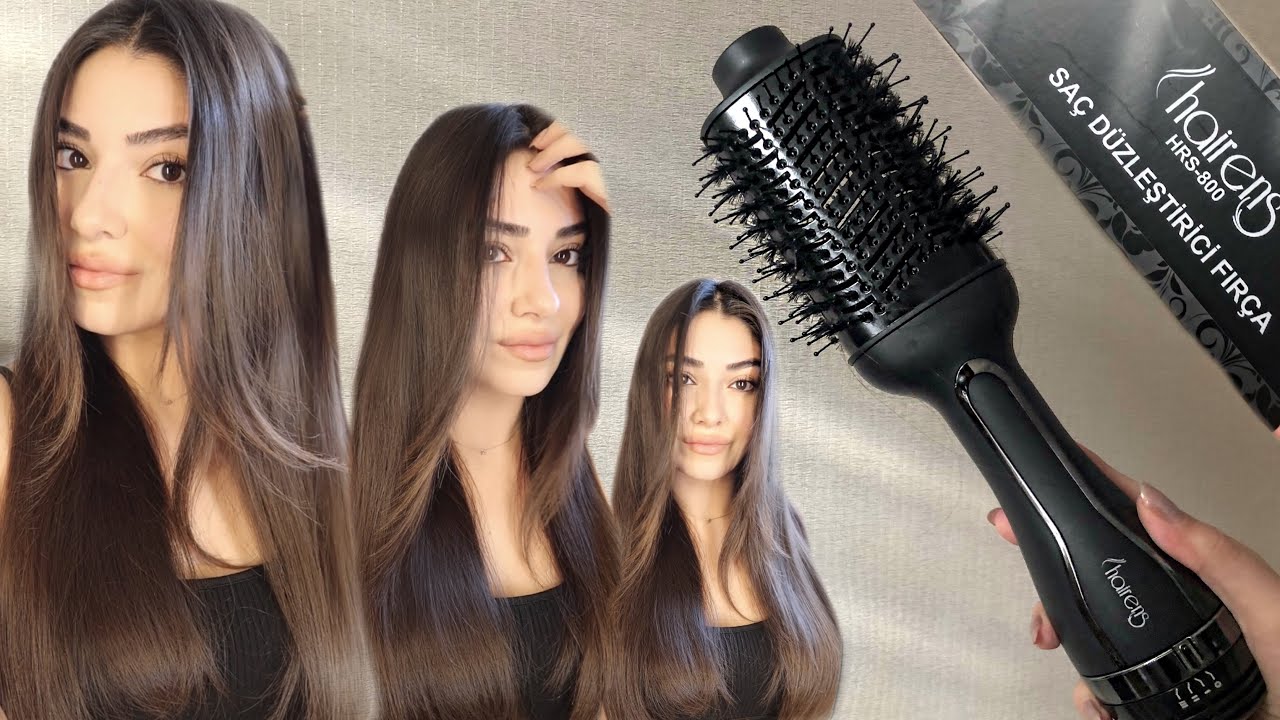 HAIRENS SAÇ DÜZLEŞTİRİCİ FIRÇA DENİYORUZ! | nasıl kullanılır? one step fön tarağı karşılaştırma