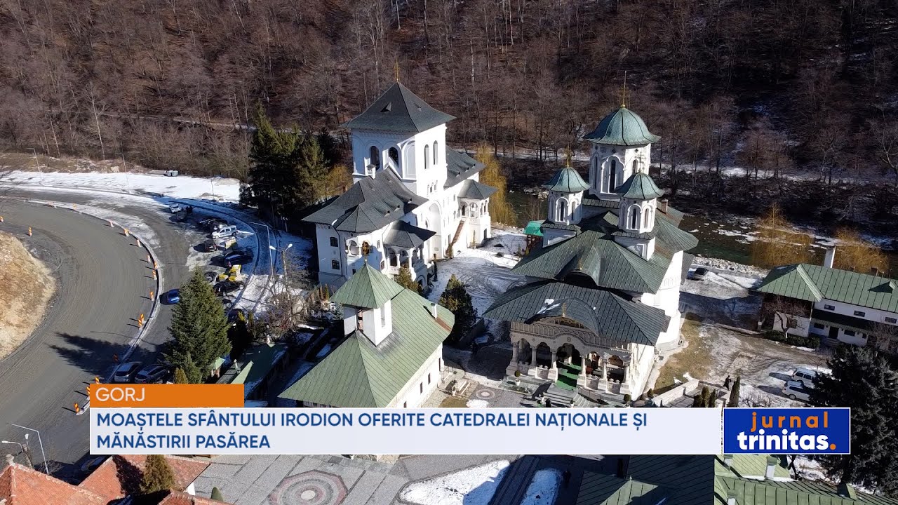 Moaștele Sfântului Irodion oferite Catedralei Naționale și Mănăstirii Pasărea