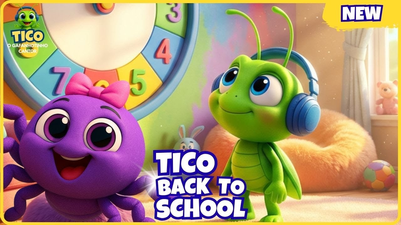 🔥 BACK TO SCHOOL Song EVERYONE'S Singing | @TicoTheSingingGrasshopper  | Kids Hit 2025