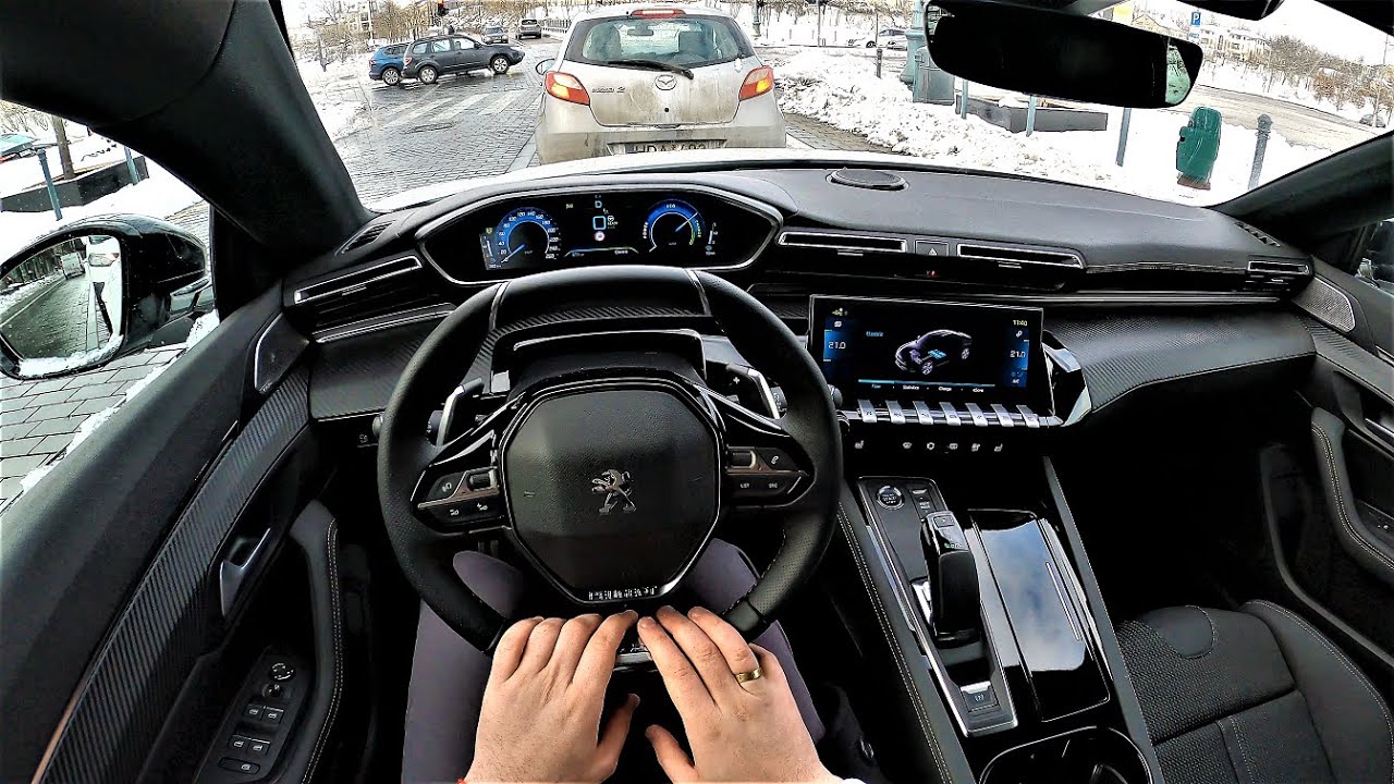 2021 Peugeot 508 GT-Line HYBRID 225HP - 1.9l for 100km! - POV Test Drive & Fuel consumption check