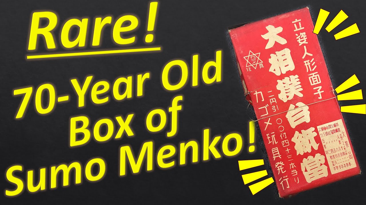 🔥 WOW! OPENING A 70-YEAR-OLD BOX OF SUMO MENKO 🔥