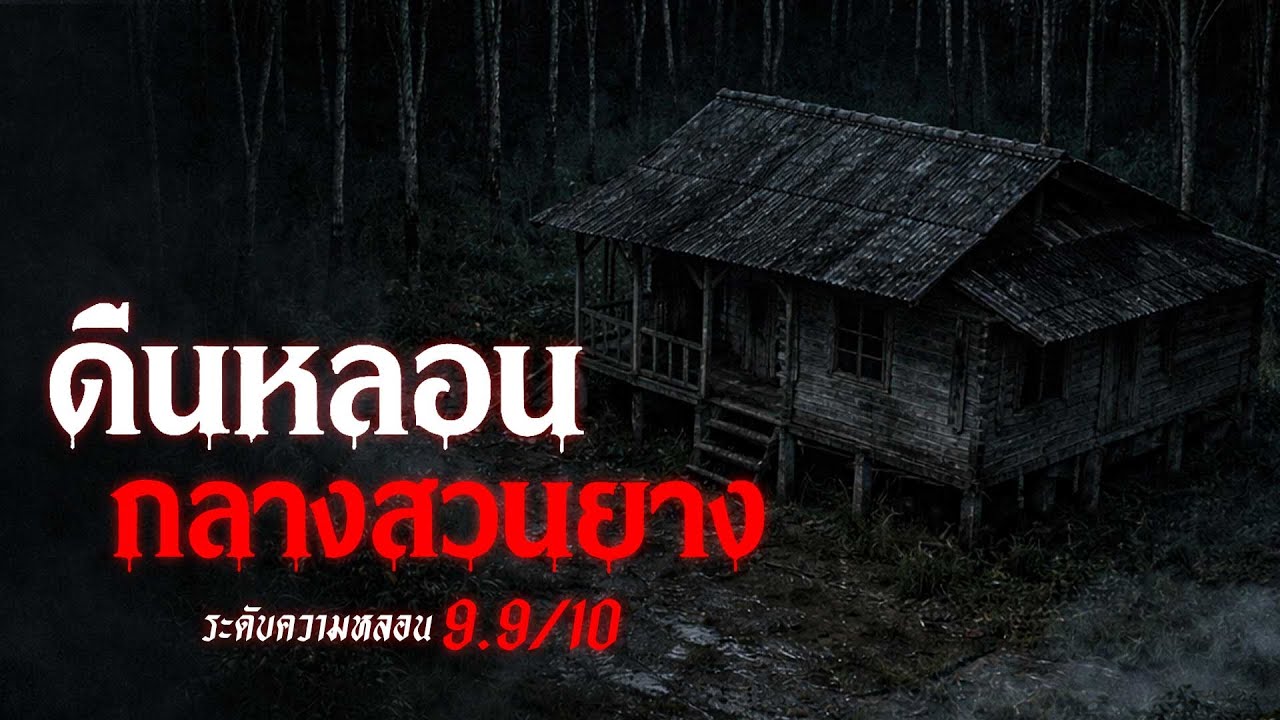 คืนหลอนกลางสวนยาง เรื่องเล่าหลอน เรื่องเล่าผี ( พัทลุง) | คืนสยอง
