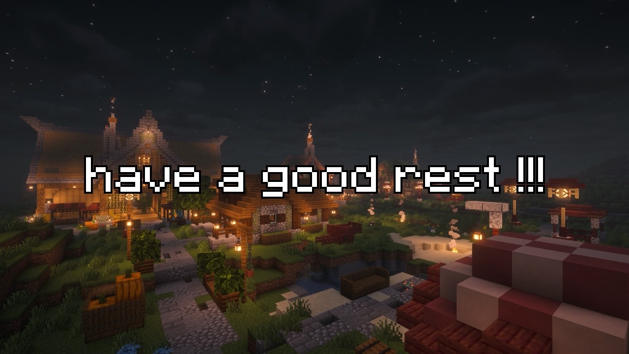 everything will be fine, please take a rest (Minecraft Music with Edo Castle Design)
