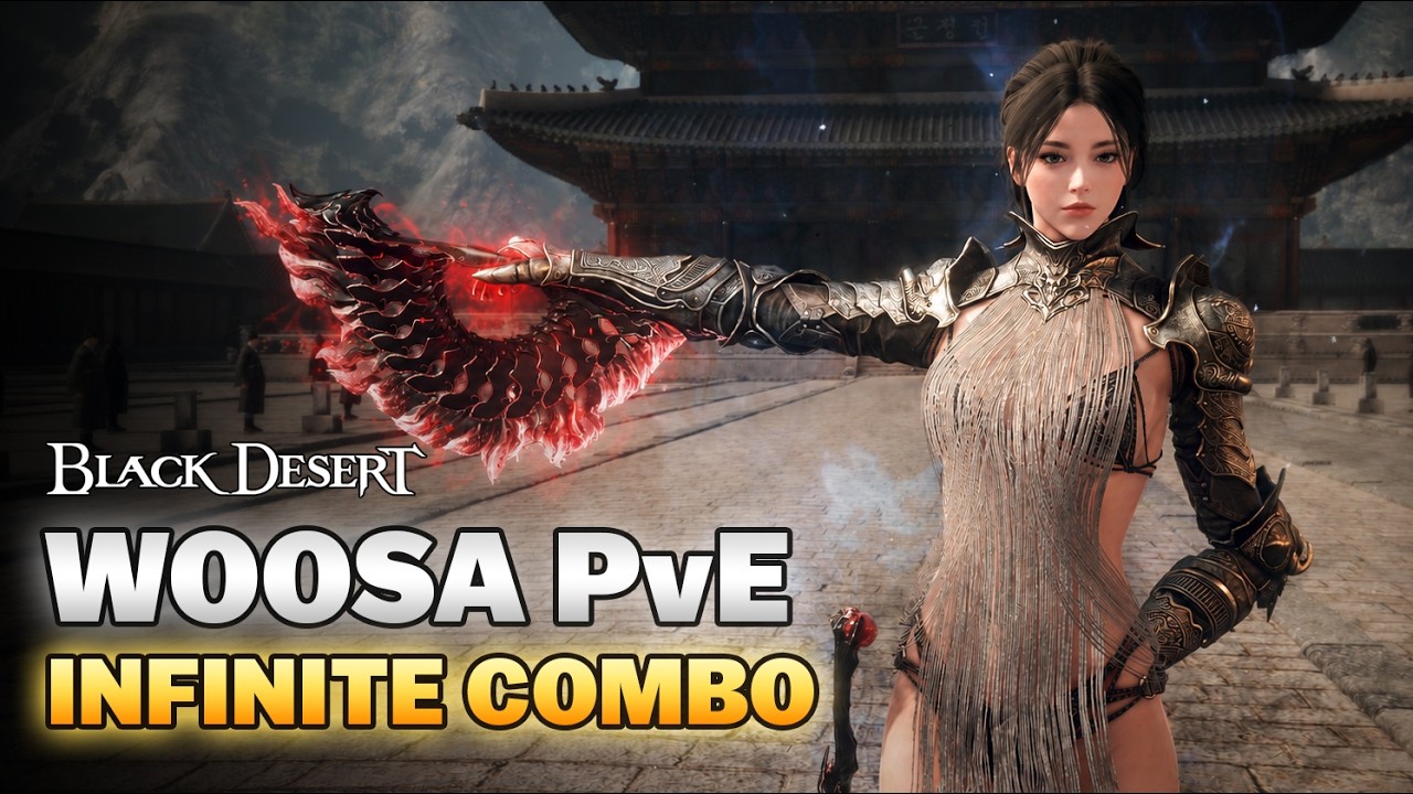 Бесконечная PvE-комбинация Woosa Succession объяснена за 100 секунд | Black Desert
