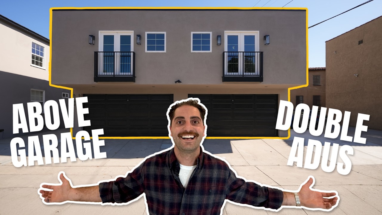 Как мы разместили ДВЕ полноценные дополнительные жилые единицы над гаражом в Лос-Анджелесе