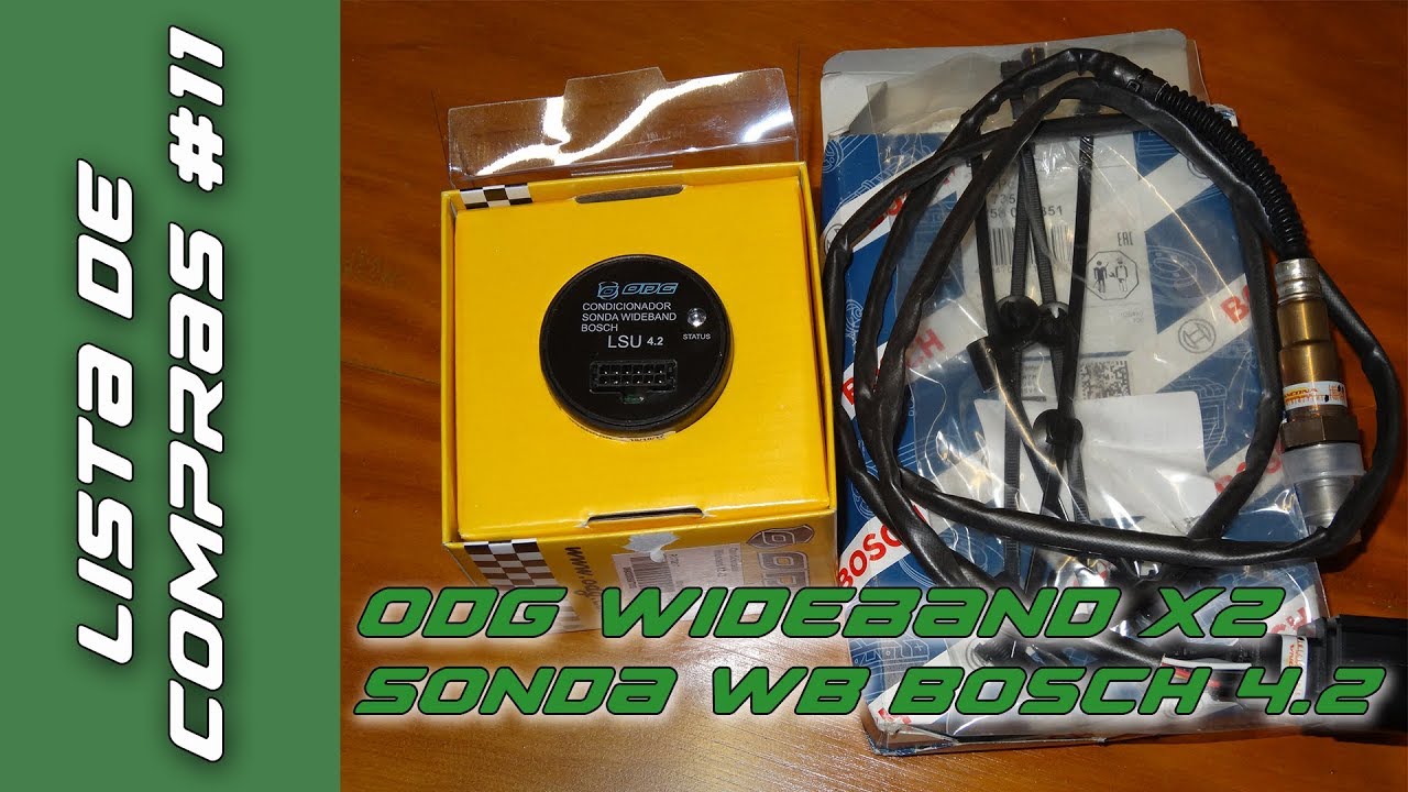 Condicionador de sonda ODG Wideband X2 e Sonda Bosch LSU 4.2 - LIsta de Compras #11